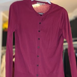 Loft Raspberry cardigan